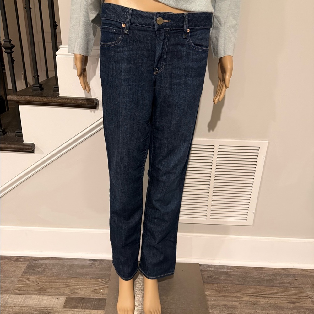 Gap Dark Indigo Real  Straight Leg Jeans